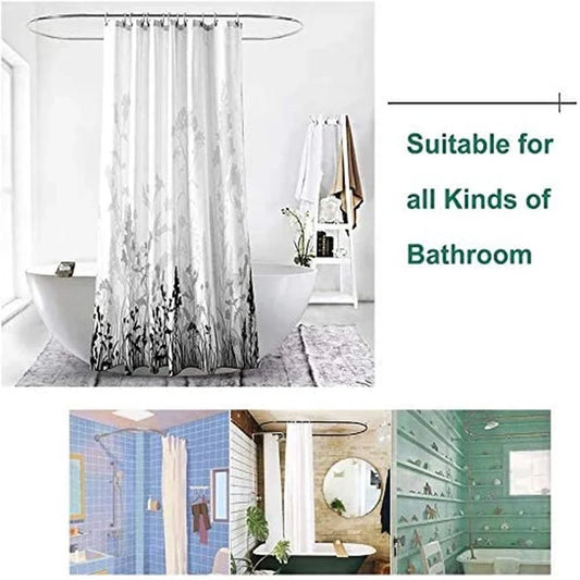 Modern Style Flower Durable Waterproof Shower Curtain Set Toilet Seat Cover Bath NonSlip Mat Rug Carpet Bathroom Decor Washable