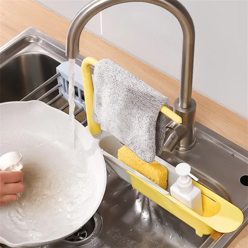 Useful Things for Kitchen Cabinet Storage Organizer Kitchenware Sponge Holder for Sink Accessories Organizers Shelves Novel Home