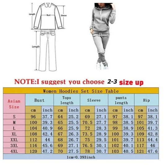 2024 New in Womens Tracksuit QUEEN Letter Printing Hooded Sweatshirts Outfits Casual Jogging Pants Set Autumn Winter Daily Suit