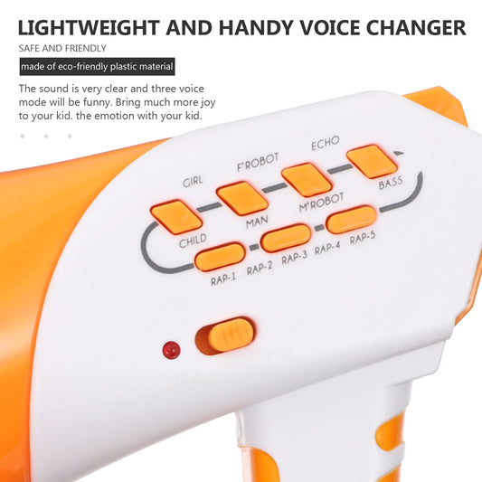 Toyandona Cool Gadgets Voice Changer Voice Changer Toy Different Voice Modifiers Megaphone Speaker Toys Boys Girls Without