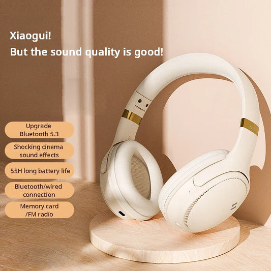 Wireless Bluetooth Headset Headband Music Gaming Noise Cancellation Ultra Long Life Headphones