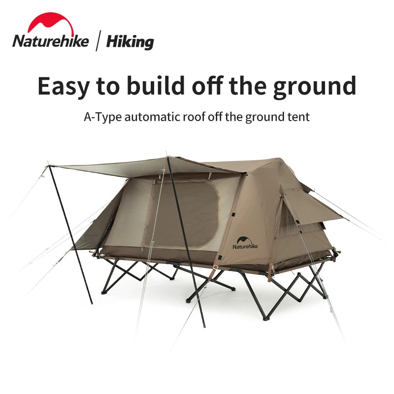 Naturehike Camping Tent Rainproof Outdoor Travel Roof Top Tent sunscreen Ward Off Insects Ants 1-2 Persons Water Proof Shelter