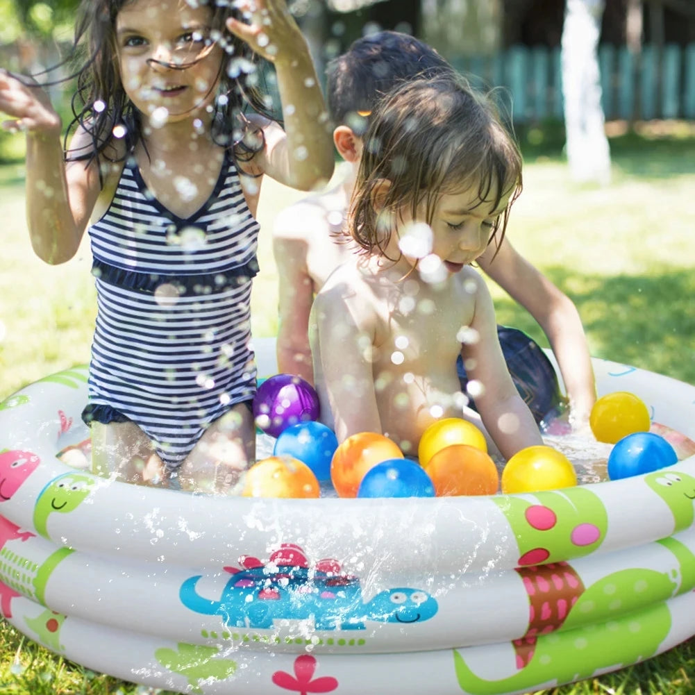 PVC Baby Inflatable Swimming Pool Kids Toy Summer Soft Fun Portable Bathtub for Water Game Portable Kids Outdoors Sport Play Toy