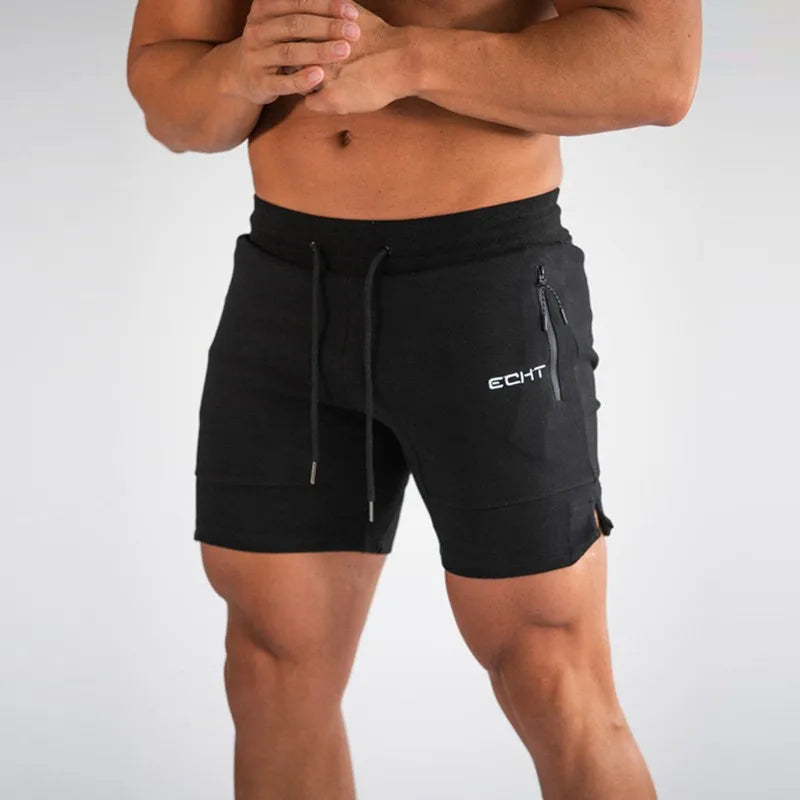 2022 new Sports Shorts Men Beaching Shorts Zip pocket Trousers Bodybuilding Sweatpants Fitness Jogger Running Gyms Men Shorts