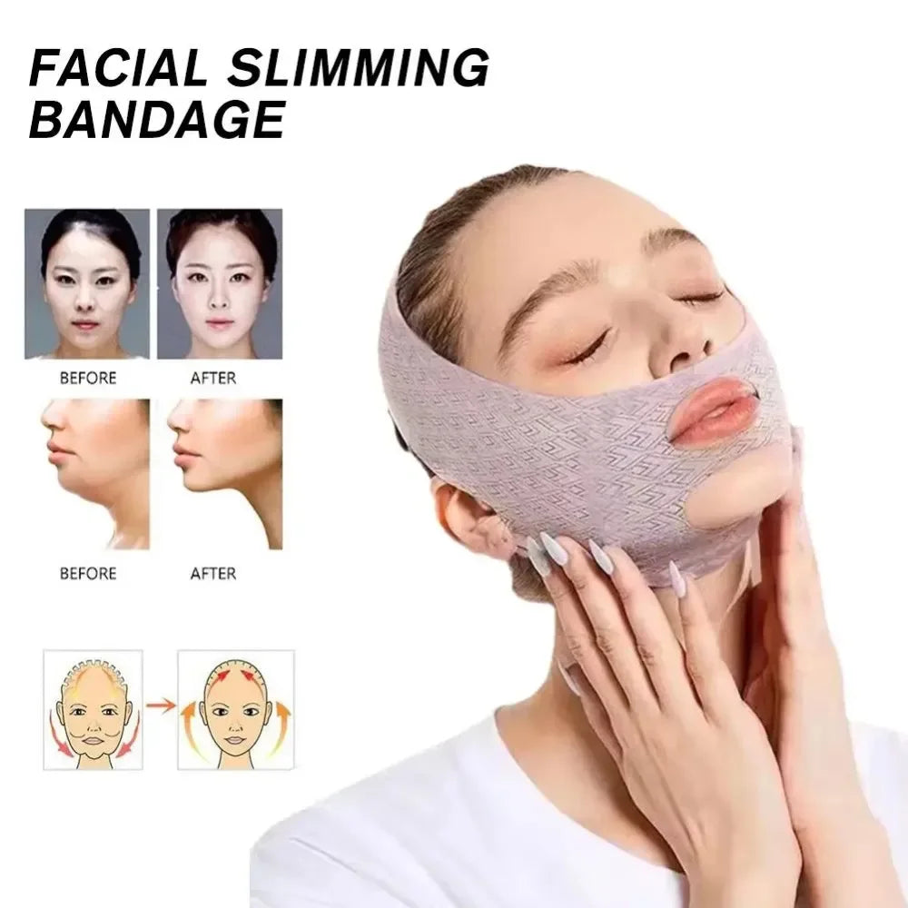 V Line Lifting Mask V Shaper Elastic Chin Cheek Slimming Bandage Face Lift Sleeping Mask Anti Wrinkle Strap Band Beauty Health