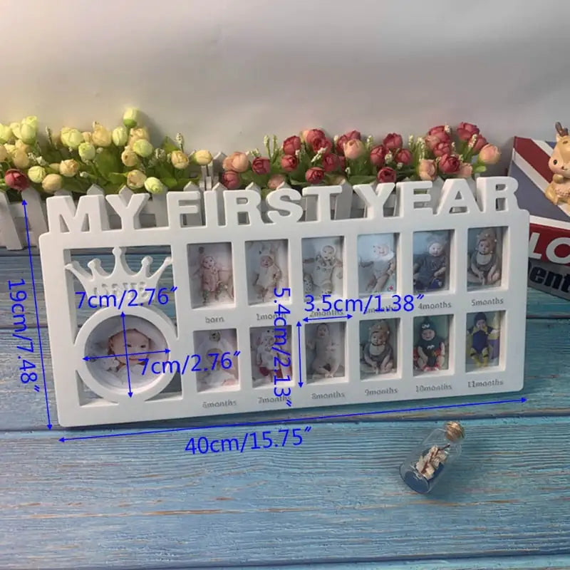 Baby First Year Picture Frame 