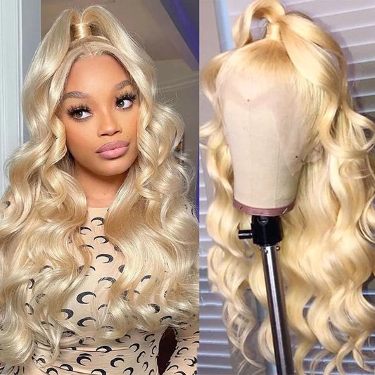 613 Lace Frontal Wig Brazilian Body Wave 13x4 HD Lace Front Wigs For Black Women Blonde Lace Front Wig Human Hair Hd Lace 30Inch