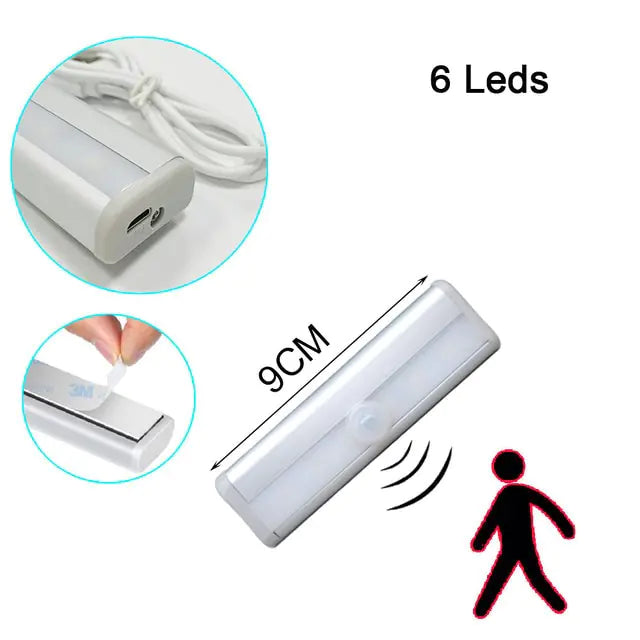 LED USB Wireless Wood Stick Night Light 