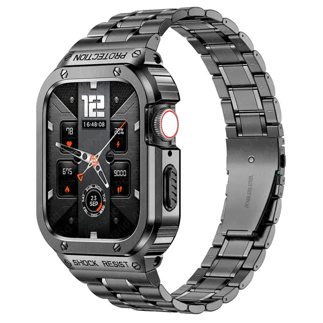 Stainless Steel Strap+Case For Apple Watch^