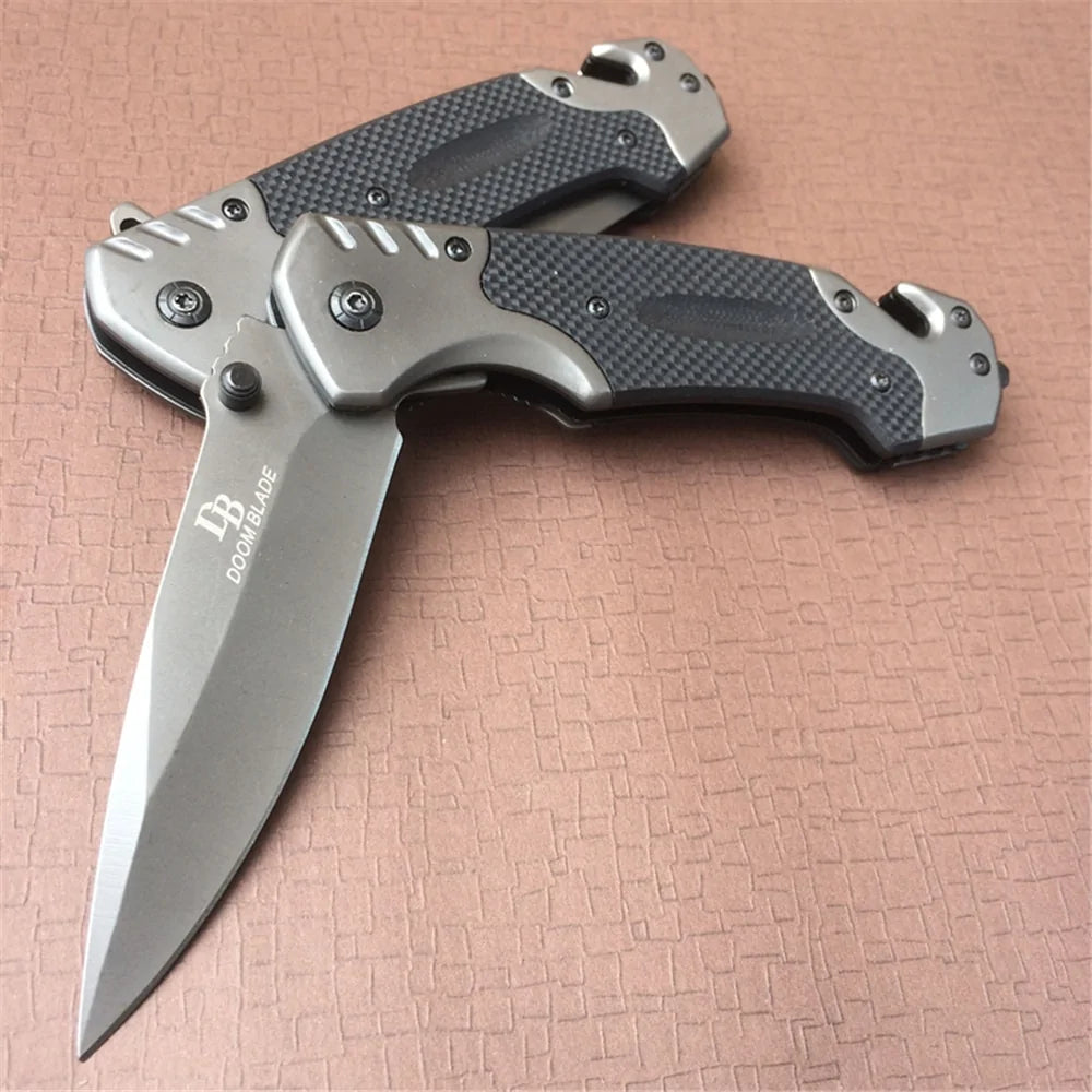 Multi-Functional Folding Tactical Survival Knife 