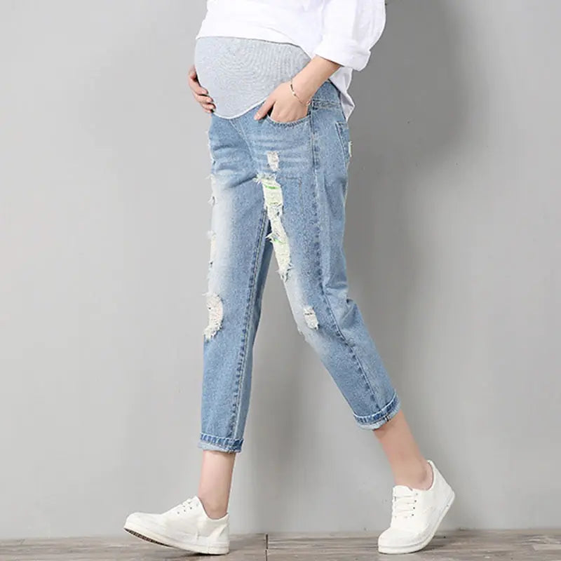 Pregnancy Abdominal Jeans 