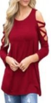 Women Tops Fashion Long Sleeves 