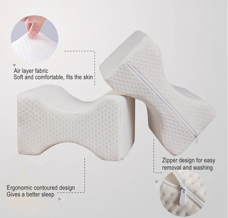 Orthopedic Memory Foam Knee Pillow 