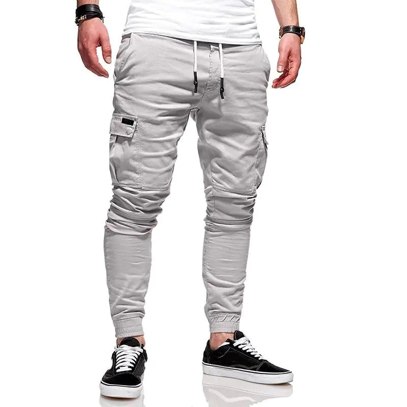 Men Autumn Thin Cotton Casual Pants^