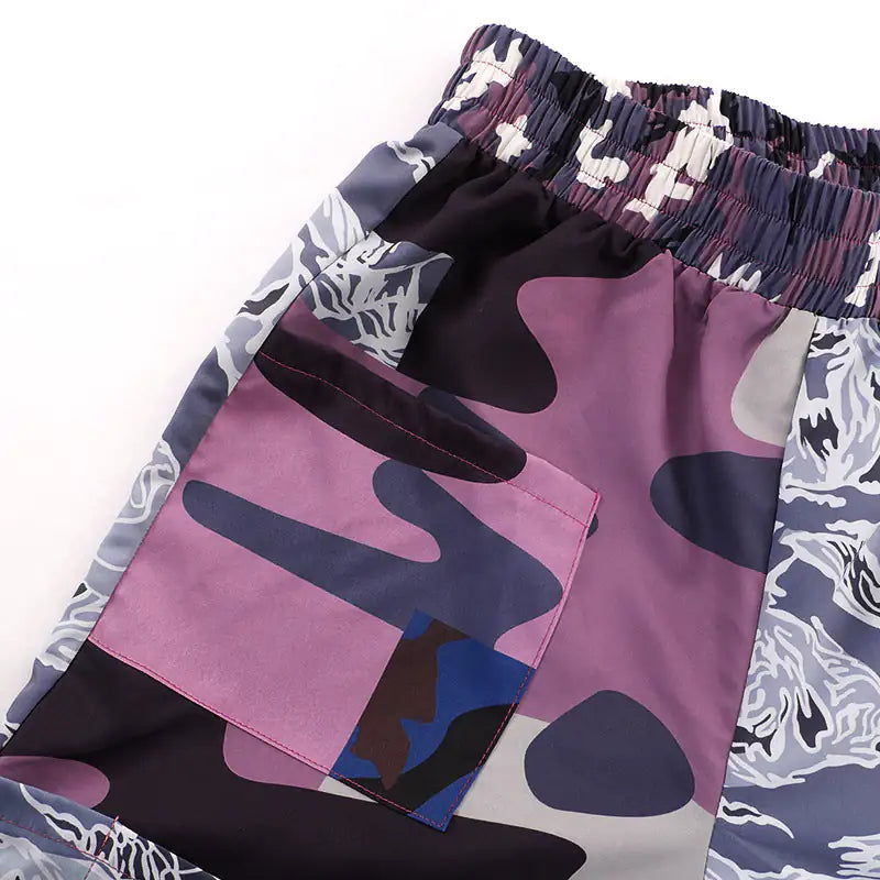 Camouflage Print Cargo Pants 