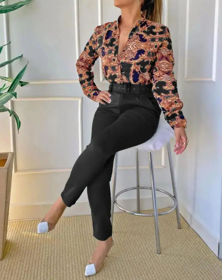 Elegant Office Wear Tops 