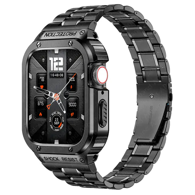 Stainless Steel Strap+Case For Apple Watch^