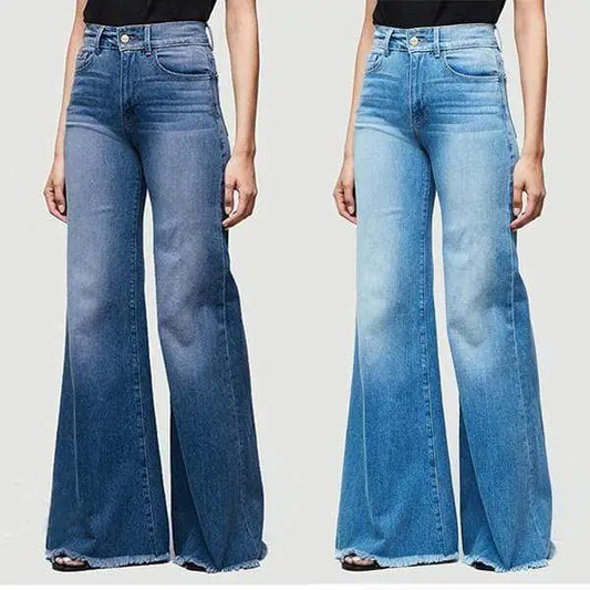 Plus Size Bell Bottom Jeans 