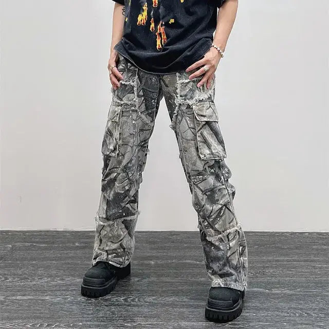 Camouflage Y2K Baggy Jeans 