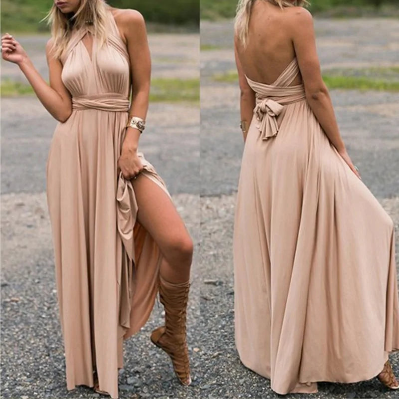 Convertible Maxi Club Dress 