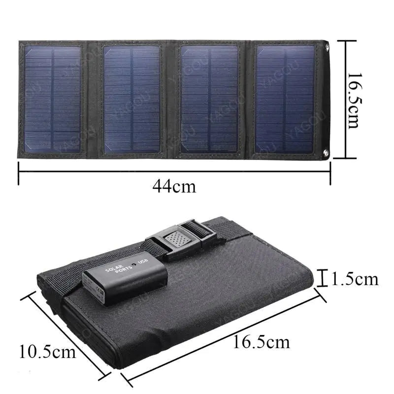 60W Outdoor Sunpower Foldable Solar Panel 