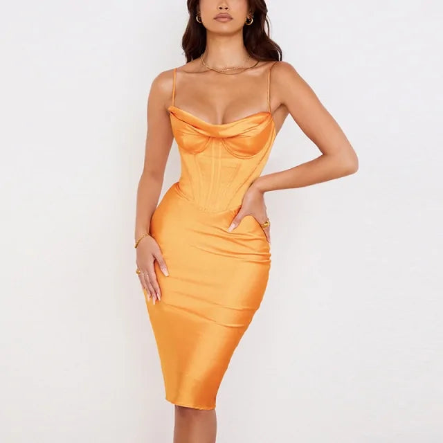 Satin Summer Dress 