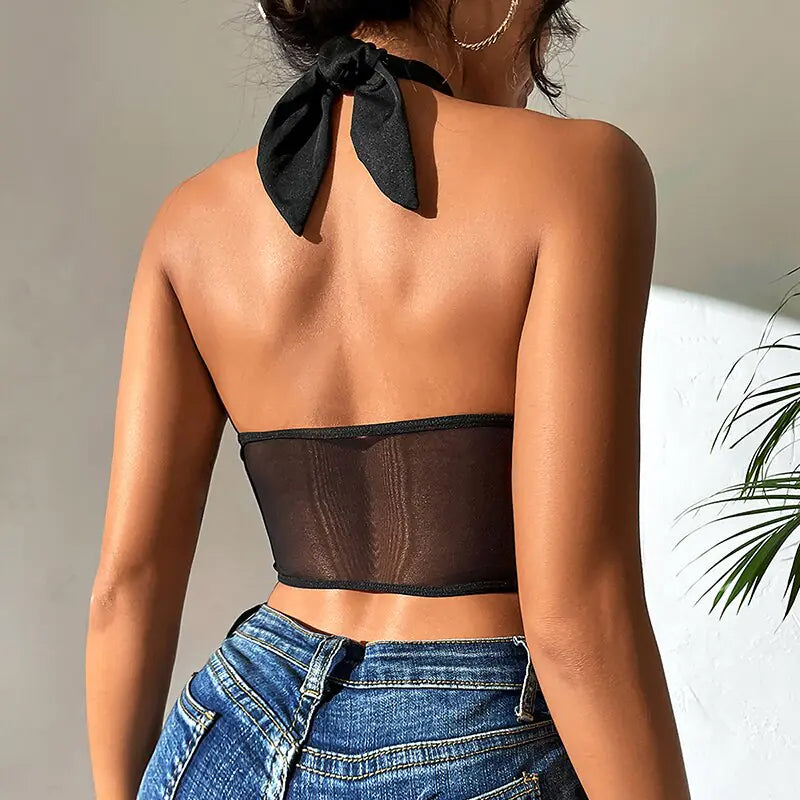 Sexy Mesh Push-Up Bralette 