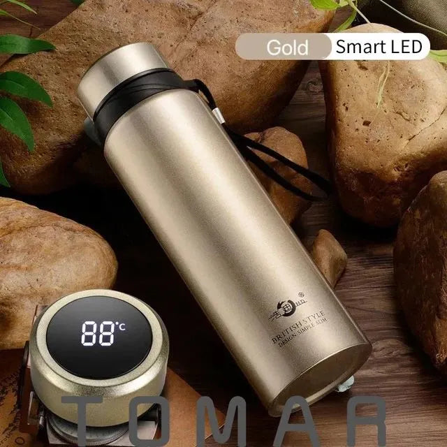 Thermos Flask Bottle Digital Temperature^