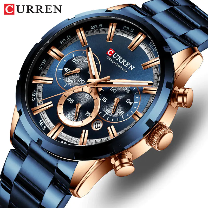 CURREN Men Quartz Watch Top Brand^