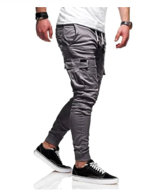 Men Autumn Thin Cotton Casual Pants^