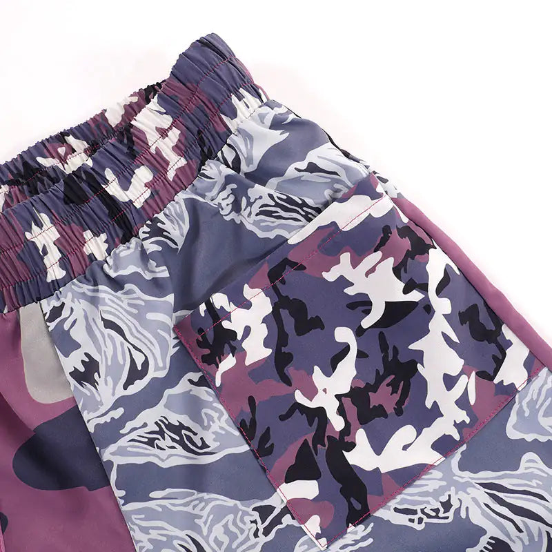 Camouflage Print Cargo Pants 