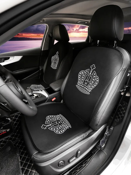 Seat Covers for Cars Universal Full Set Women Bling Automotive Accessories Interior Decoration Vintage Cushion New Arrivals