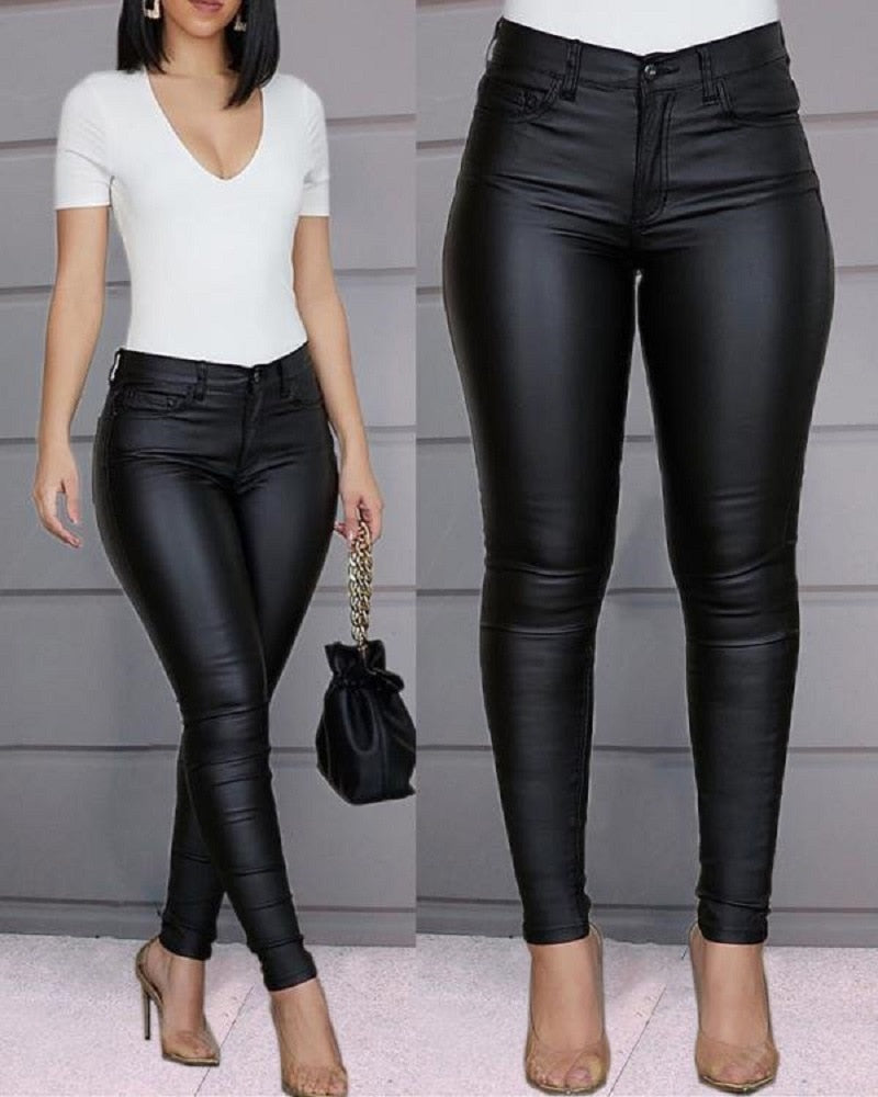 PANTALON EN CUIR