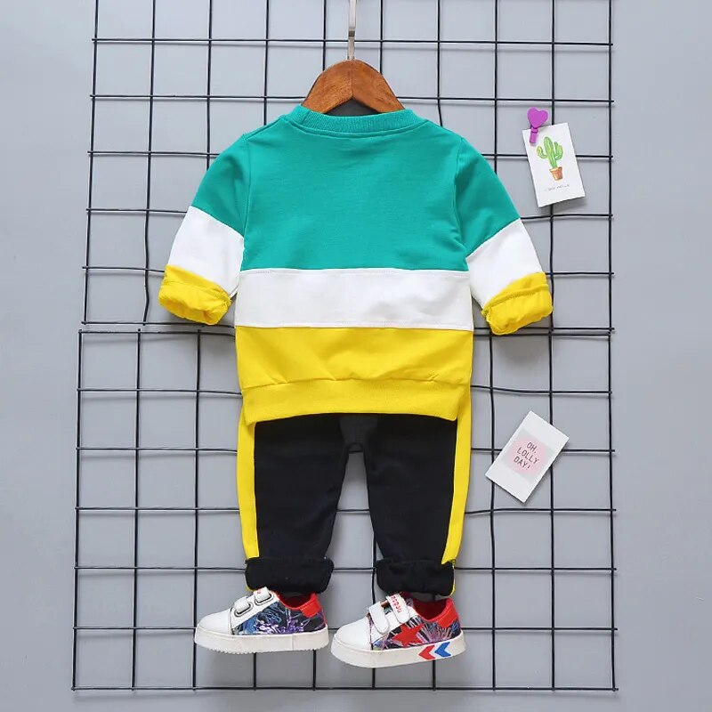 Spring Autumn Baby Girls Clothes Suit Infant Boys Outfits Children T-Shirt Pants 2Pcs/Set Toddler Casual Costume Kids Sportswear