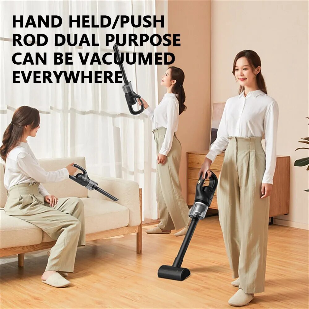 Wireless Handheld Vacuum Cleaner Cordless Handheld Chargeable Auto Vacuum for Home & Car & Pet Mini Vacuum Cleaner 50000Pa