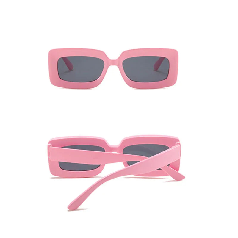 Oversized Black Pink Sunglasses Summer 2023 Women Fashion Trending Green Yellow Off White Sun Glasses Square Retro