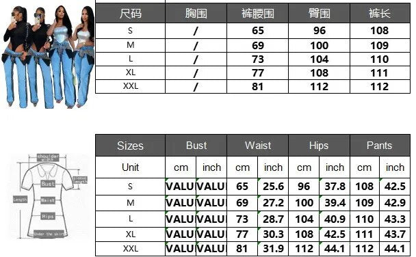 Pockets Patchwork Jeans Distressed Pants Vintage 90s Streetwear Star Blue Denim Trousers Female Jeans Pants for Women