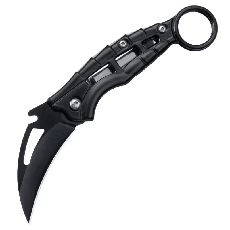 Outdoor EDC Tactical Survival Multitool Knife Portable Folding Pocket Knife Fruit Camping Claw Knife Hunting Self Defense Knife