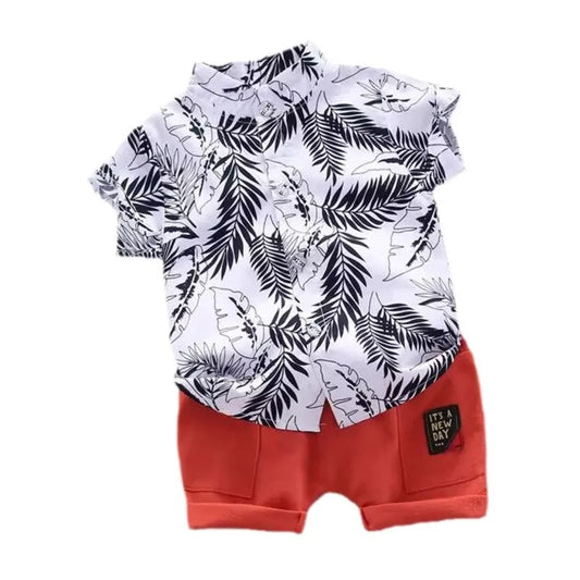 New Summer Baby Clothes Suit Children Boys Fashion Shirt Shorts 2Pcs/Sets Toddler Casual Costume Infant Outfits Kids Tracksuits