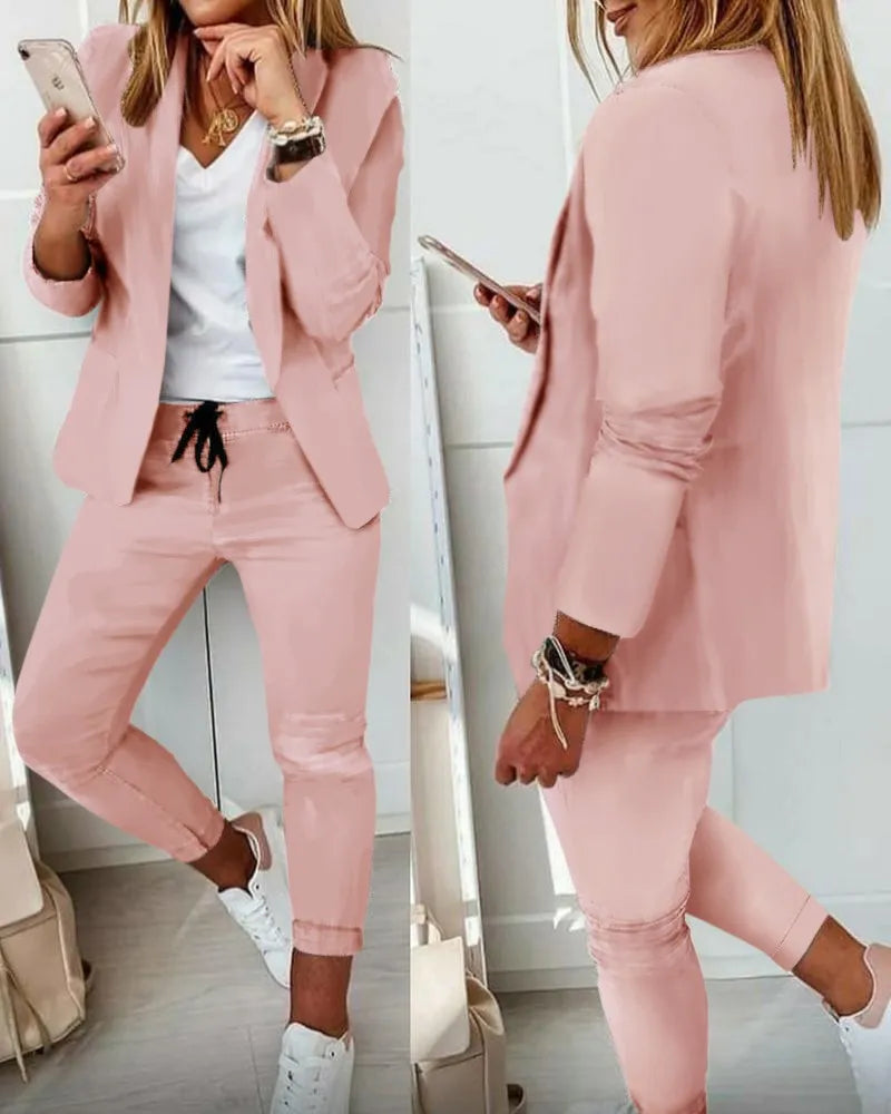 Women fashion blazer custom high quality women's Suits new style blazer SETfor ladies