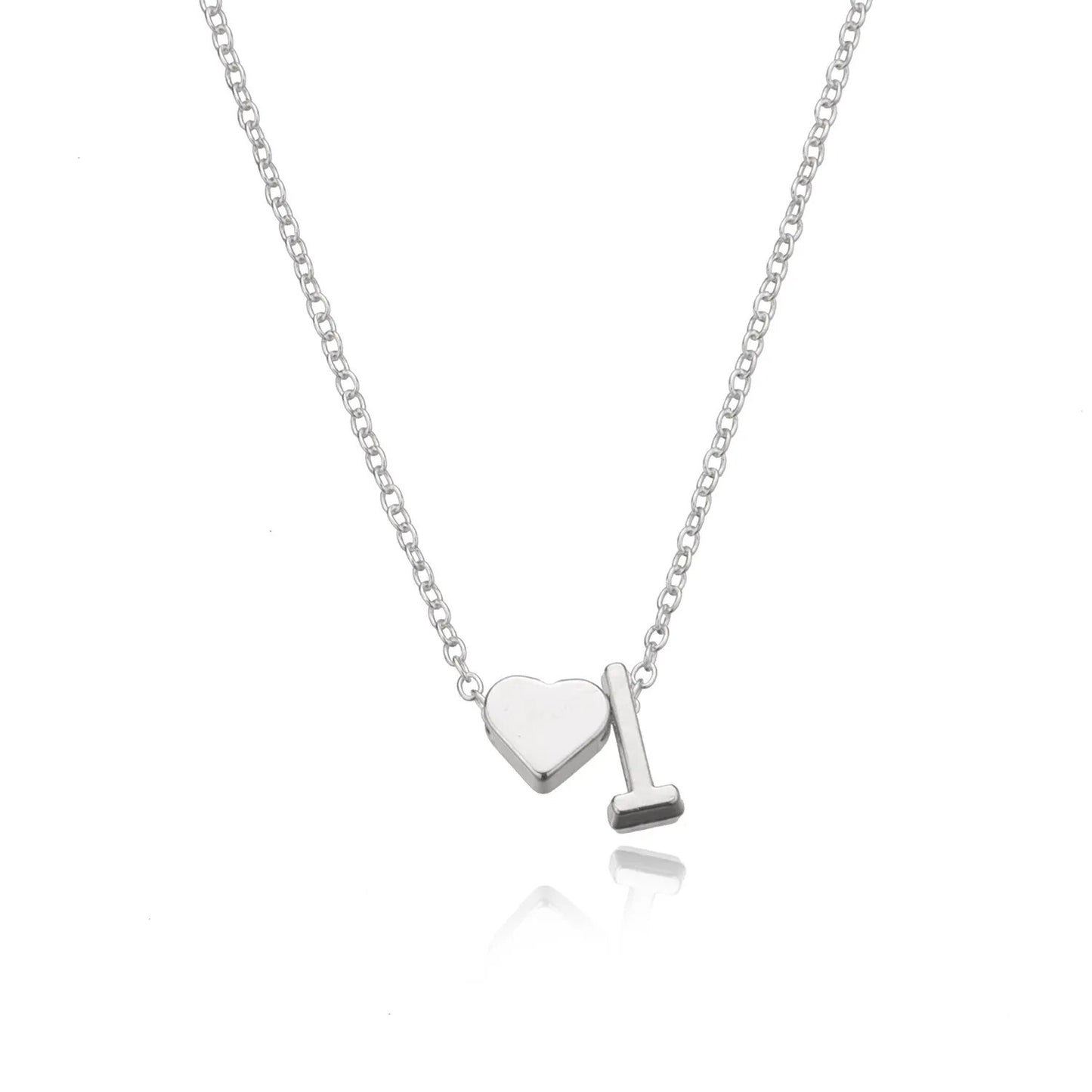 New Style Silver Color A-Z Letter Necklace For Women Creative Simple Punk Link Chain Necklaces 2022 Fashion Jewelry Gifts