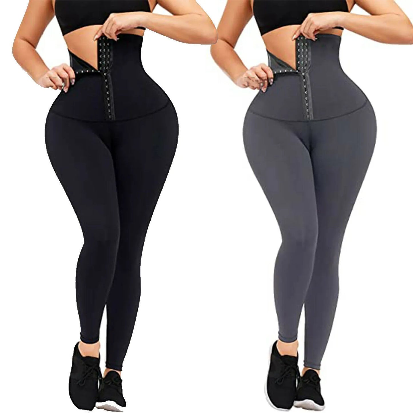 New Yoga Pants Leggings Women's Thin Section Plus Velvet Thickened Corset Waist Abdominal Lift Hip High Waist Elastic