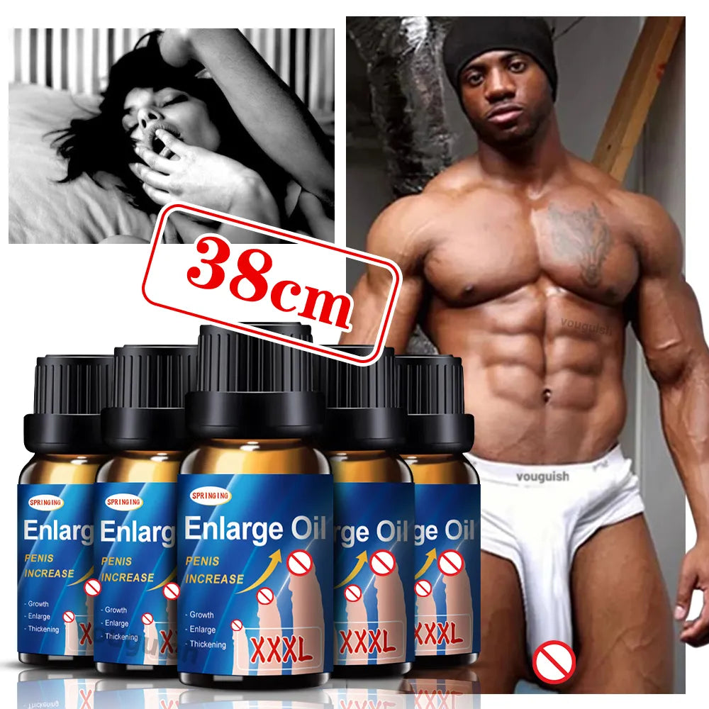 Penis Permanent Thickening Growth Man Massage Enlargement Oils Cock Erection Enhance Big Dick Enlarge Liquid Men XXL Enlargement