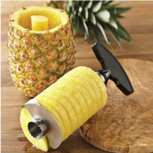 Stainless Steel Fruit Pineapple Corer Slicers Peeler Cutter Parer Pineapple Slicer Fruit Knife Pineapple Cutter Kitchen Gadget