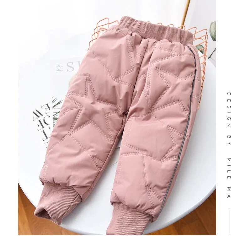 New Baby Girls Boys Winter Jeans Children Thick Plush Velvet Thicken Denim Pants  Kids Soft Cotton Warm Trousers1-6 Years